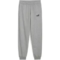 Puma Pantalon de sport 'ESS No. 1' gris chiné / noir
