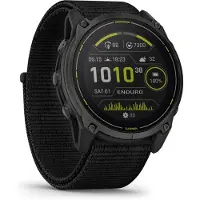 Garmin Enduro 3 Multisportuhr, Sapphire Solar Edition, noir/gris