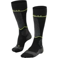Falke SK Energising, chaussettes de ski, Hommes, Noir