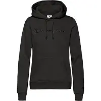 Champion Femmes, Chemisier, schwarzer Damen-Kapuzenpullover, Noir, (M)