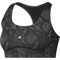 Adidas Soutien-gorge de sport 'Power Impact' anthracite / taupe / blanc