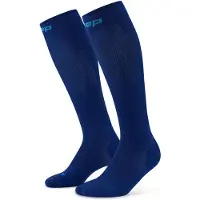 Cep Core Run Socks Tall 5.0, chaussettes de course, homme, bleu marine
