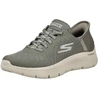 SKECHERS Go Walk Flex - Grand Entry, chaussures outdoor, femme, vert olive