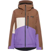 Picture Organic Clothing Seen Veste de ski 2 couches pour femmes avec capuche marron S