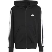 Adidas Essentials Full-zip Hoodie Enfant - Sweats à capuche, Noir - Taille 135 - 140 CM - Jersey de coton