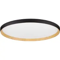 Lyora Plafonnier Vomos noir Ø 60cm