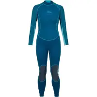 Trespass Lox 3 Mm Woman Long Sleeve Back Zip Neoprene Suit Bleu XS Femme