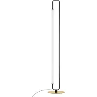 Nova Luce Wetro - lampadaire - 28 x 150 cm - 32W LED inclus - noir mat et or