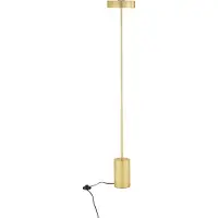 Nova Luce Thea - lampadaire - Ø 20 x 135 cm - 17W LED inclus - laiton doré