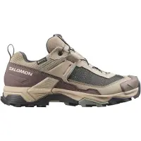 Salomon - Chaussures de randonnée journée en GORE-TEX - X Ultra 5 GTX W Dsrtan/Whpep/Green pour Femme - Taille 40