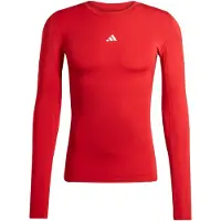 Adidas T-Shirt fonctionnel rouge vif / blanc