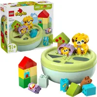 LEGO Shape Sorter: Dog House Construction Game Vert Enfants