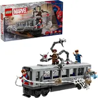 LEGO Marvel - La Scène du Train de Spider-Man et Docteur Octopus 76321