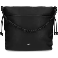 Zwei Sac bandoulière 'Perla' noir