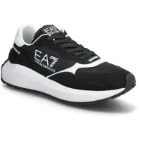Emporio Armani pour homme. 7X000341_AF18616 Baskets Wader noires (43 1/3), Tissu, Plat, Lacets, Casuel
