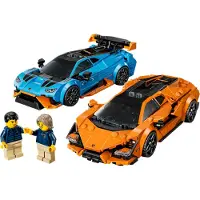 LEGO Speed Champions - Lamborghini Revuelto et Huracán STO 77238
