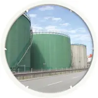 DANCOP miroir de circulation D.600 mm plastique, blanc - ED-U 60