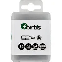 Magni Embout de vissage dur 1/4" DIN3126 C6,3 T25x25mm 50er Pack FORTIS