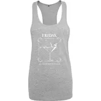 Merchcode T-shirt gris chiné / blanc