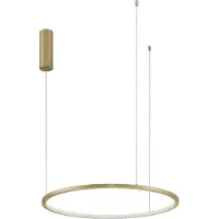 Nova Luce Suspension ronde Tarquin or Ø 60cm