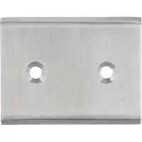 Siro Pièce de jonction pour portemanteau Aton L 52 mm, H 40 mm, inox brossé