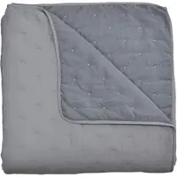 Pierre Cardin Bouti Quilt+lorena Cushion Lorena C-55 270x270 Cm Gris