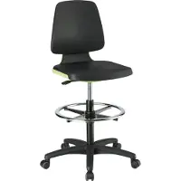 Magni Chaise Labsit 4 vert Mousse intégrée, avec roulettes 4016849592169
