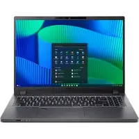 Acer TravelMate P2 (16", 512 Go, 8 Go, DE, AMD Ryzen 5 PRO 7535U), Ordinateur portable, Gris
