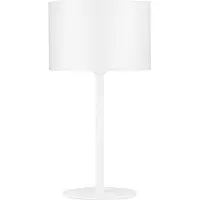 Nova Luce Sibnia - lampe de table - Ø 30 x 57,8 cm - blanc sablé
