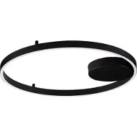 Lyora Plafonnier Hedra rond Ø 60cm noir