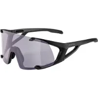 Sonstiges Lunettes de sport Alpina Hawkeye Q-Lite V sw mat, verres Q-Lite V lilas, Cat. 1-3