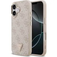GUESS 4g Triangle Logo Magsafe Iphone 17 Phone Case Rose