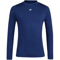 Adidas T-Shirt fonctionnel bleu foncé / blanc