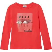 s.Oliver T-Shirt rouge néon / noir