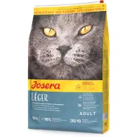 Josera Cat Leger - Croquettes pour chats adultes avec une activité faible - 10 kg