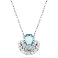Swarovski Idyllia Collier Coquillage Bleu, (Métal , 45 cm)