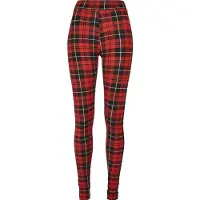 Urban Classics Leggings rouge / noir / blanc