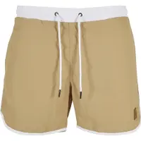 Urban Classics Shorts de bain sable / blanc