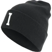 MSTRDS Urban Classics Chapeau - Lettre I Noir
