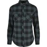 Urban Classics Chemisier bleu cyan / noir