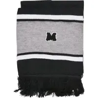 Urban Classics Écharpe 'College' gris clair / noir / blanc