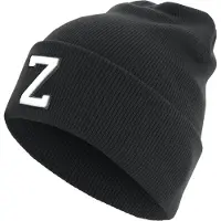 Flexfit Bonnet 'Letter' noir / blanc