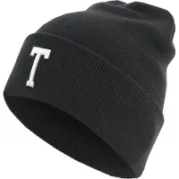 MSTRDS Urban Classics Chapeau - Lettre T Noir