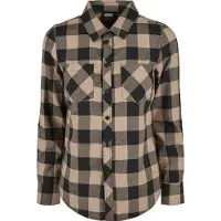 Urban Classics Chemisier beige foncé / gris foncé / noir