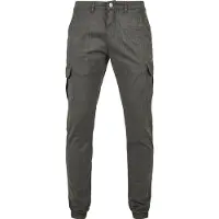 Urban Classics Pantalon cargo gris / gris foncé