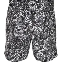 Urban Classics Shorts de bain noir / blanc