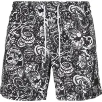 Urban Classics Shorts de bain noir / blanc