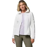 Columbia Veste en polaire fonctionnelle 'Fast Trek II' gris clair / blanc