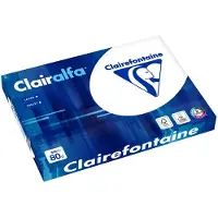 Clairefontaine Papier copieur Clairalfa , format A3, 80 g/m², extra-blanc, 1 x 500 feuilles