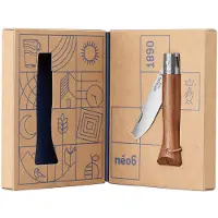 Opinel Néo6 Opiflex 003108 Stainless Steel, Black Walnut Wood, couteau de poche slipjoint